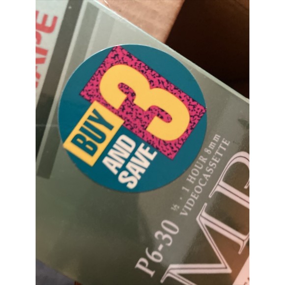 Supertape 8mm ProMP VideoTape Cassette 30 and 60 min P6-30 (3 pack) SEALED - Picture 6 of 10